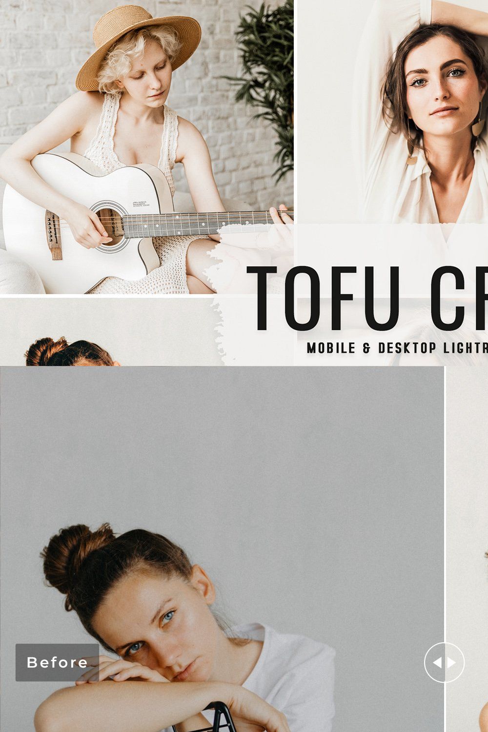 Tofu Cream Pro Lightroom Presets pinterest preview image.