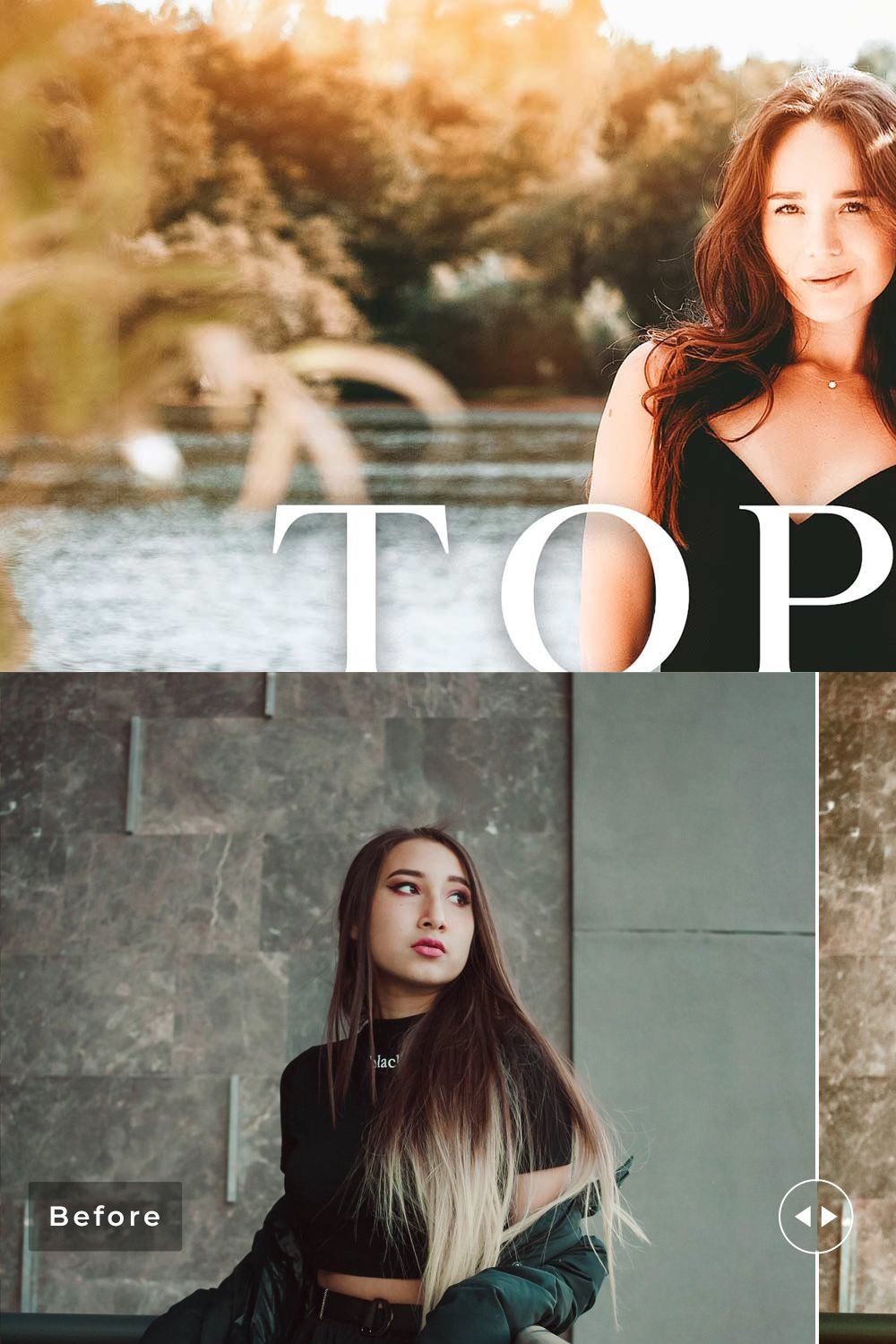 Topaz Pro Lightroom Presets pinterest preview image.