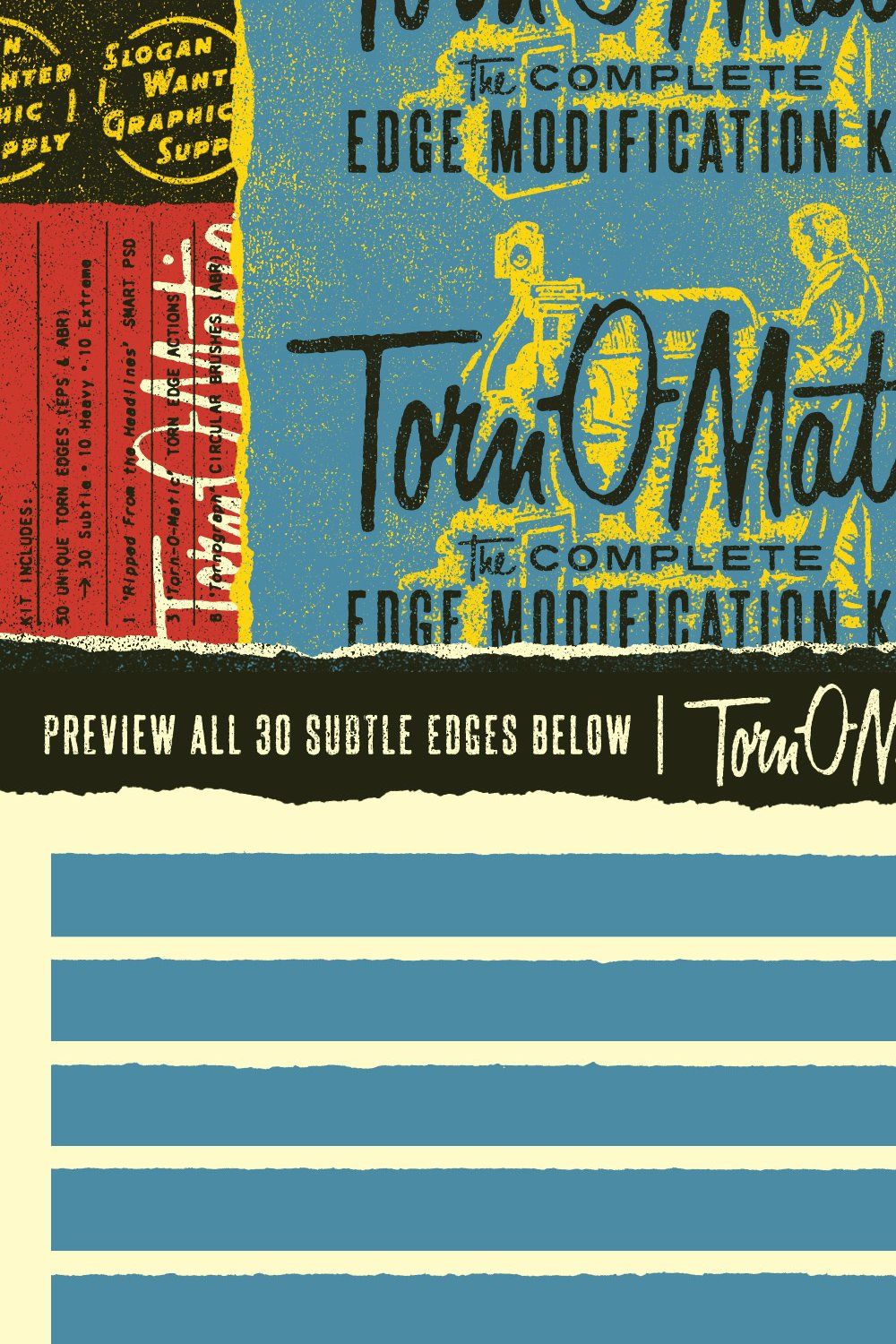 Torn-O-Matic | Edge Modification Kit pinterest preview image.