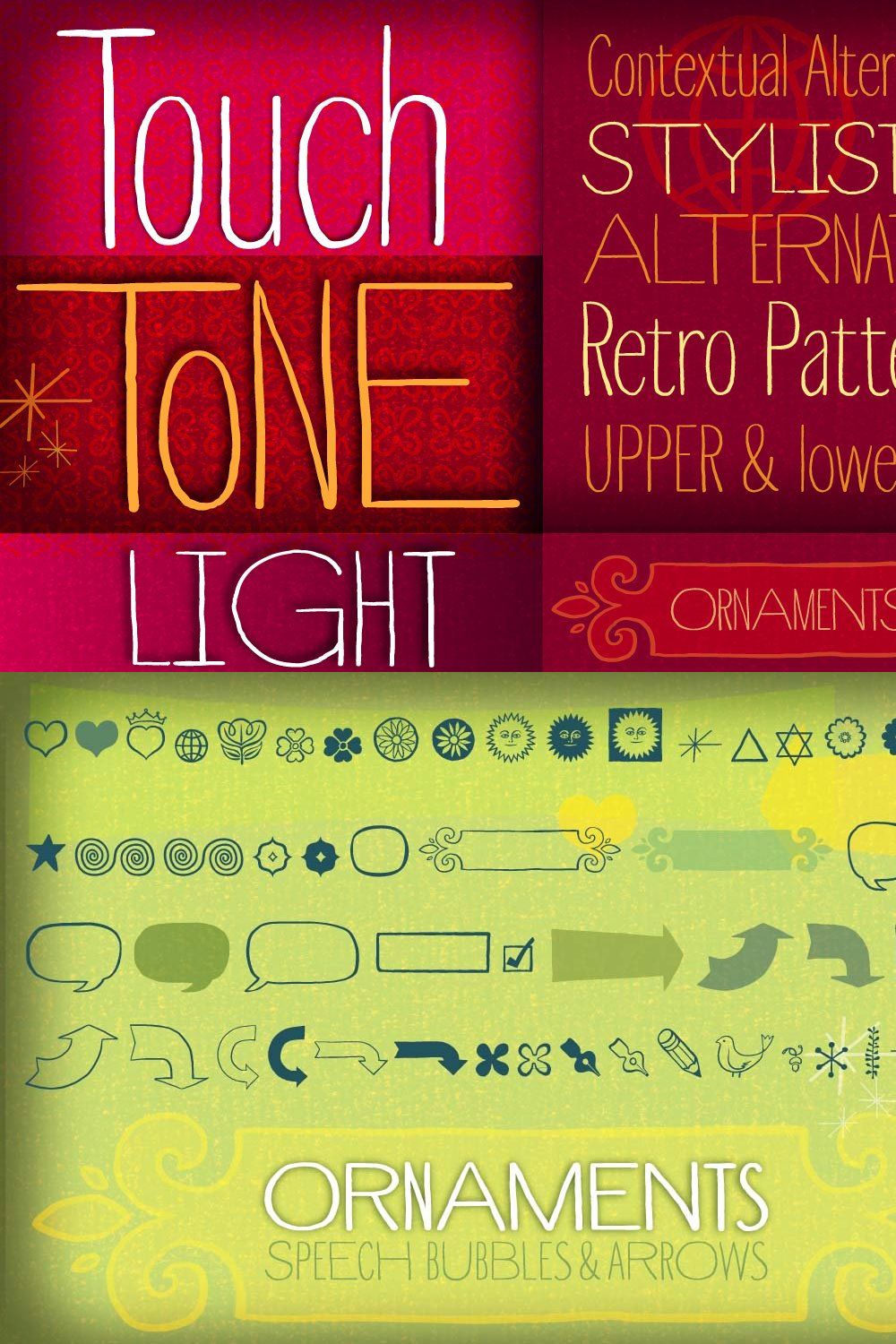 Touch Tone Light pinterest preview image.