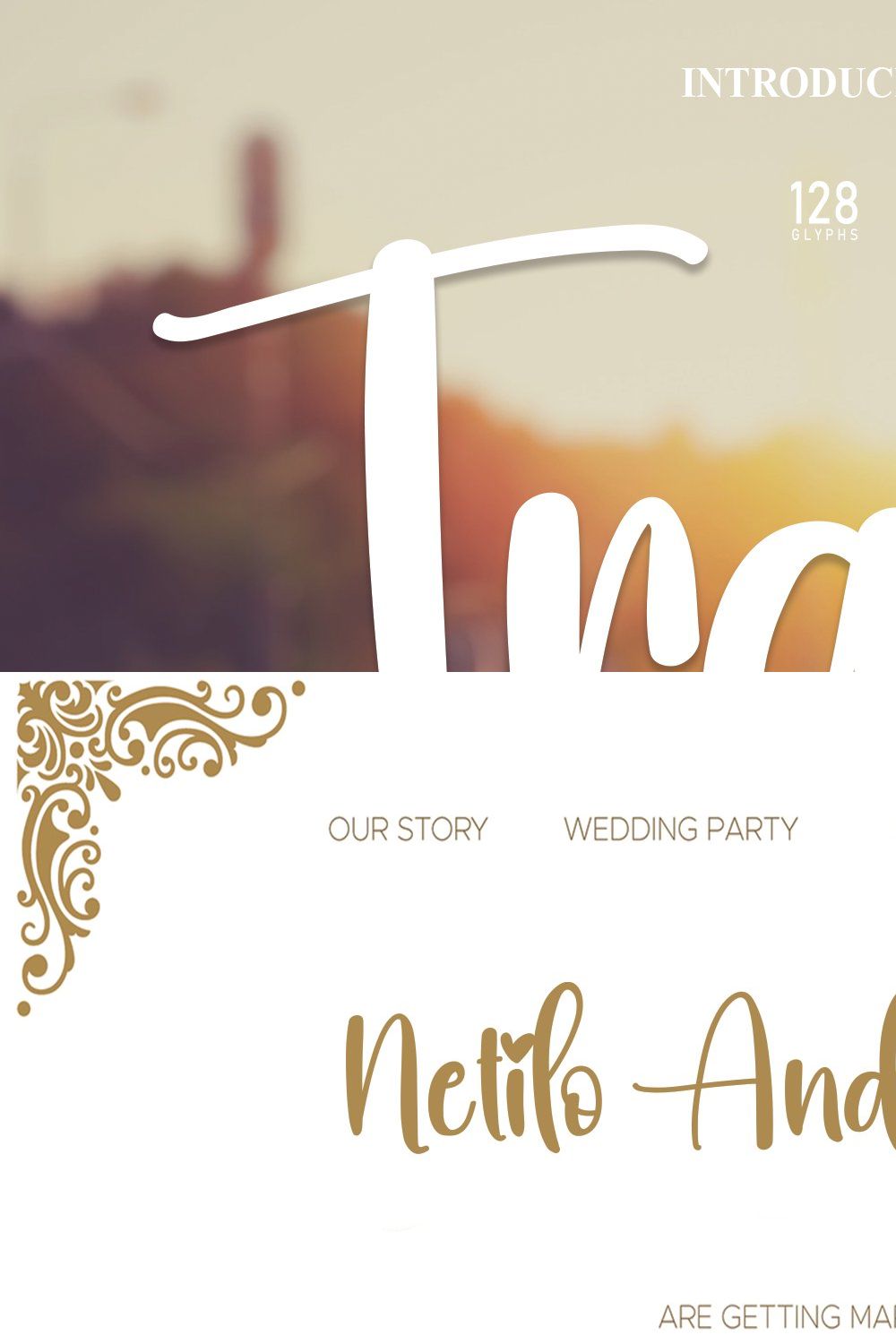 Train | Script Font pinterest preview image.