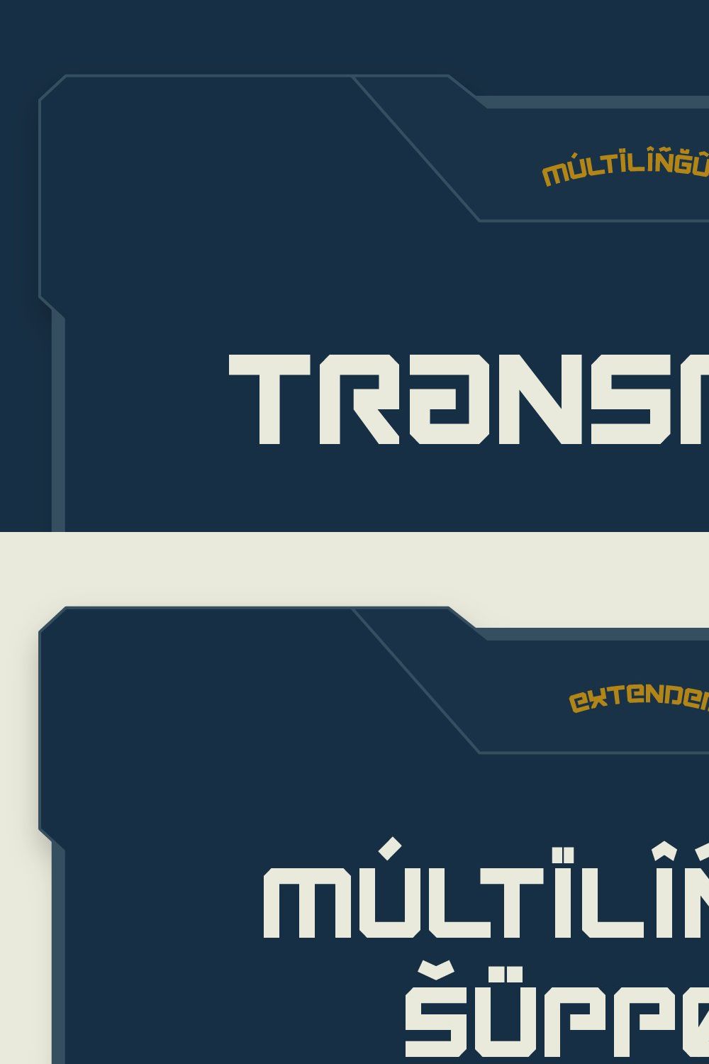 Transform Font pinterest preview image.