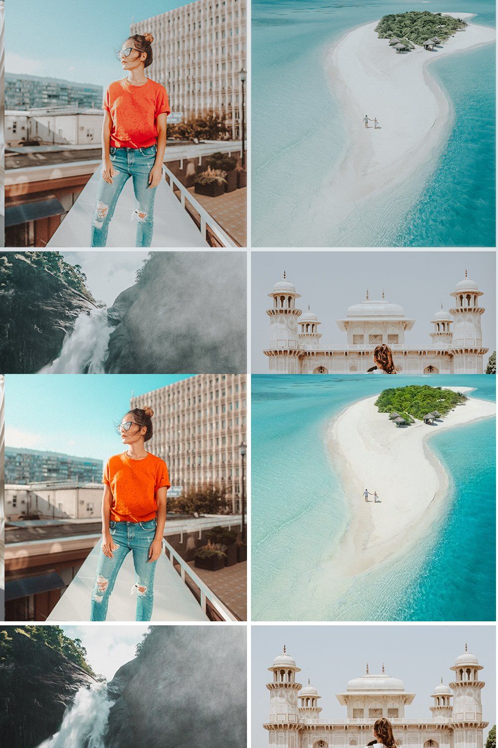 Travel Blogger Preset pinterest preview image.