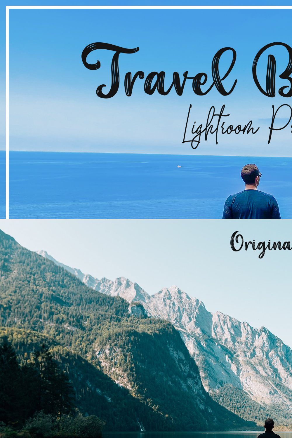 Travel Blogger Presets pinterest preview image.