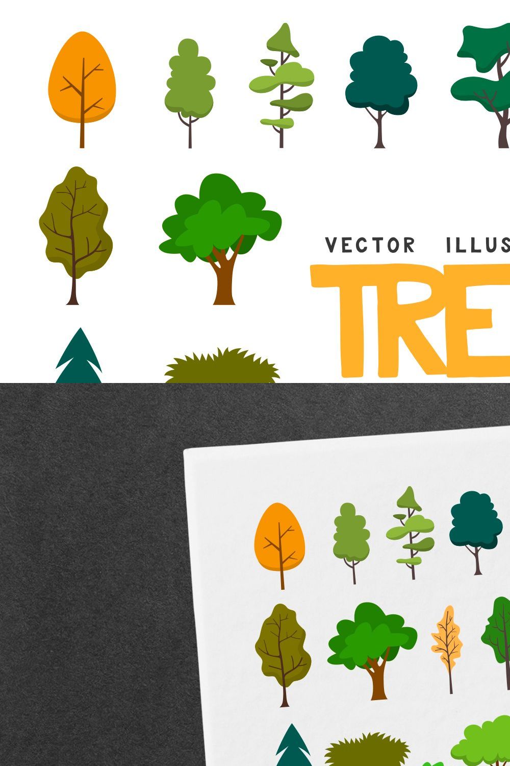 Trees pinterest preview image.