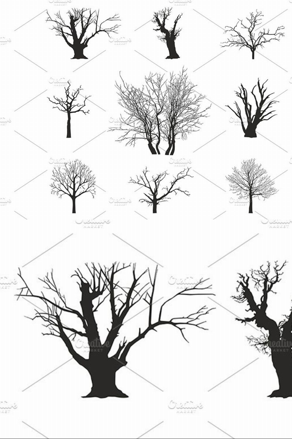 trees silhouettes pinterest preview image.