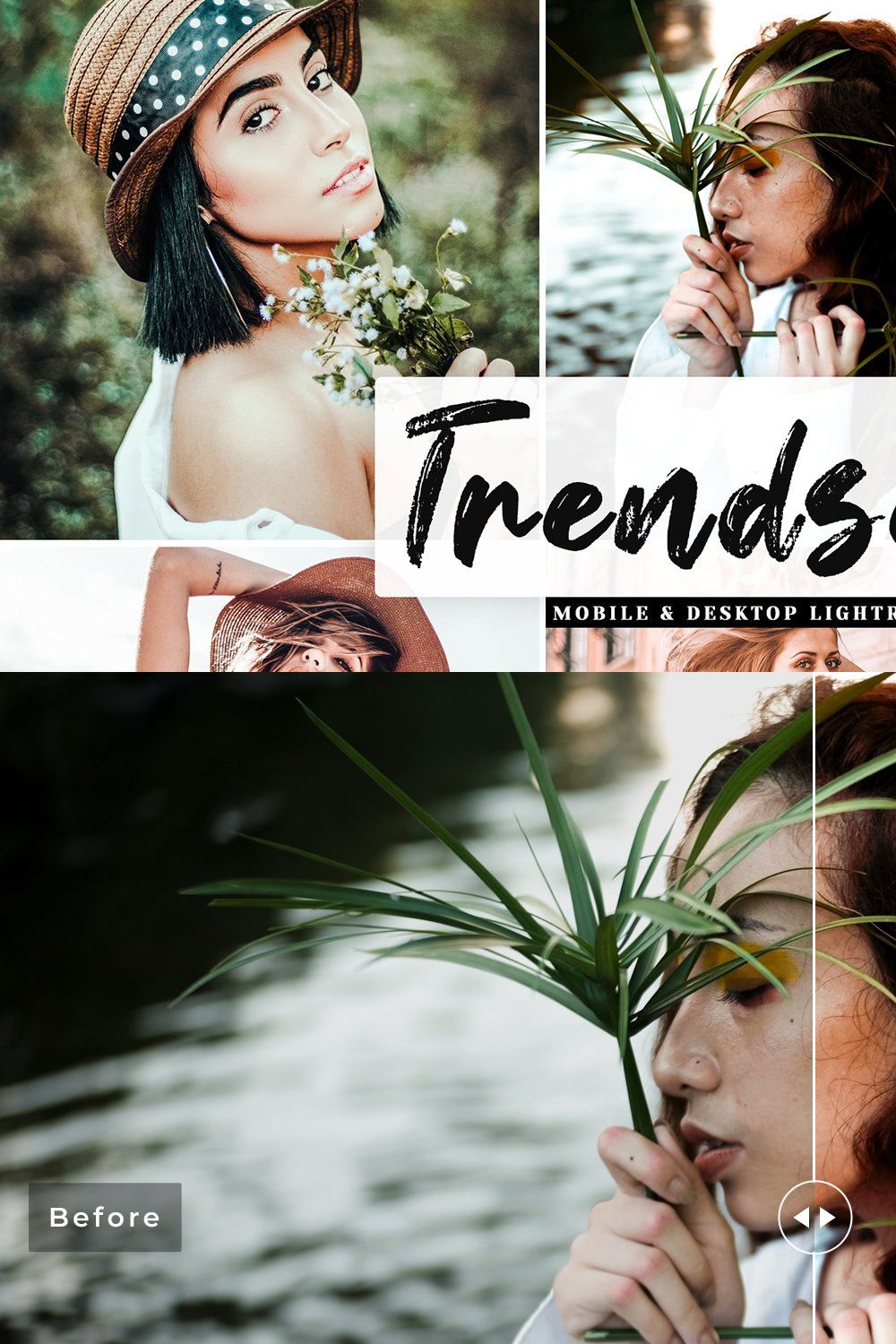 Trendsetter Pro Lightroom Presets pinterest preview image.