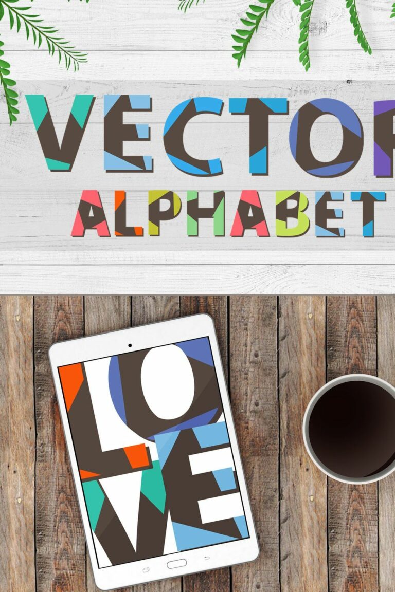 Triangular Font P Triangular Vector Font – MasterBundles