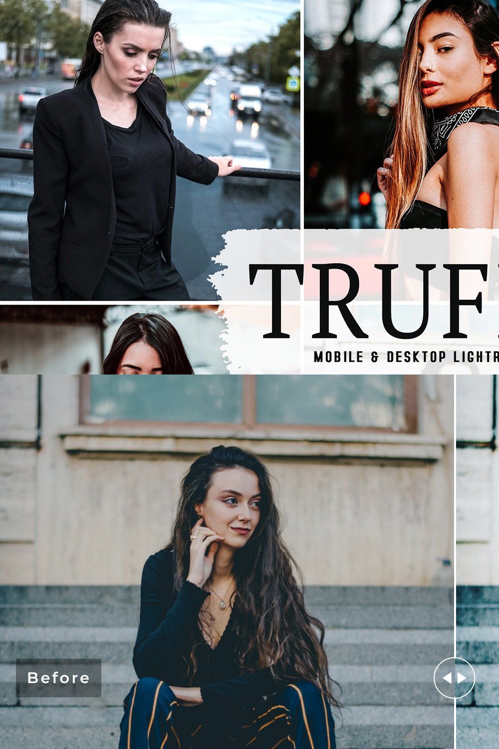 Truffle Pro Lightroom Presets pinterest preview image.