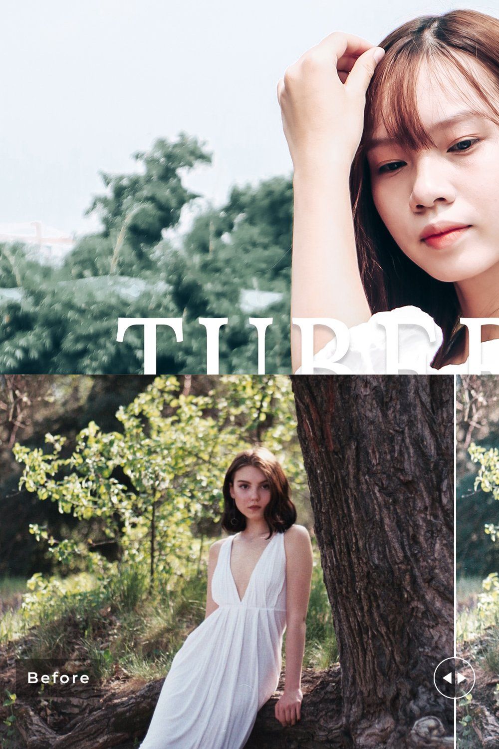 Tuberose Pro Lightroom Presets pinterest preview image.