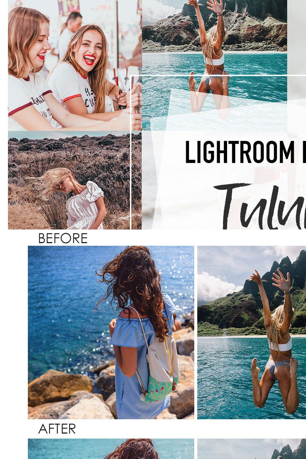 TULUM 4 Lightroom Presets pinterest preview image.