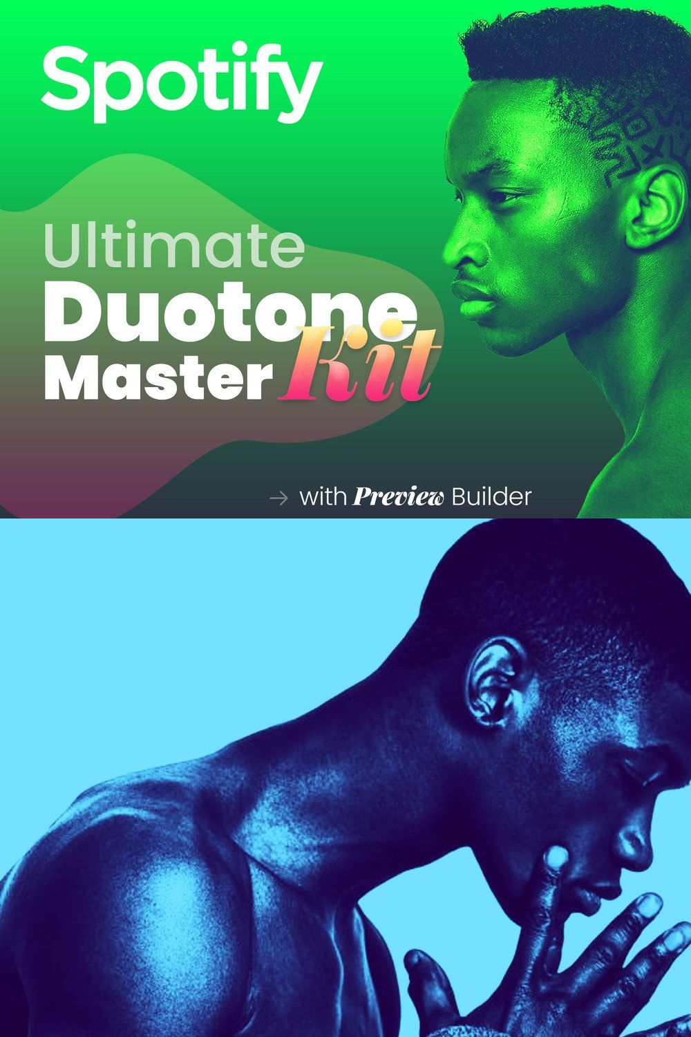 Ultimate Duotone Master Kit pinterest preview image.