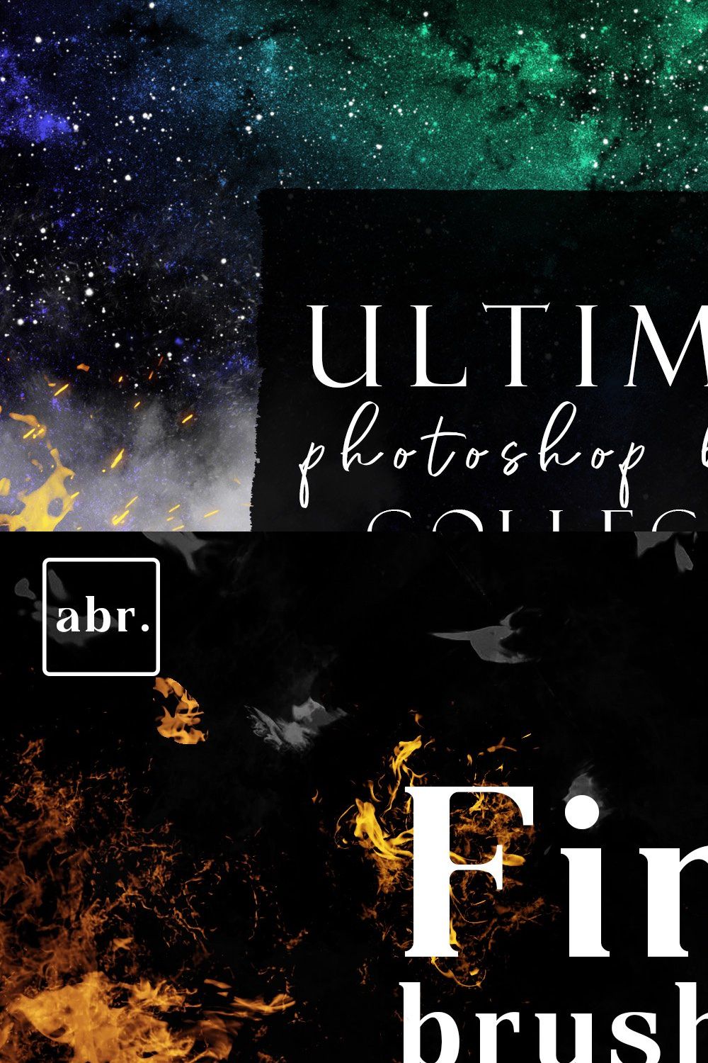 Ultimate PS Brushes Collection pinterest preview image.