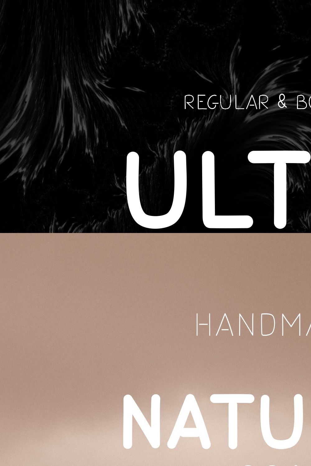 Ultra Font Duo pinterest preview image.