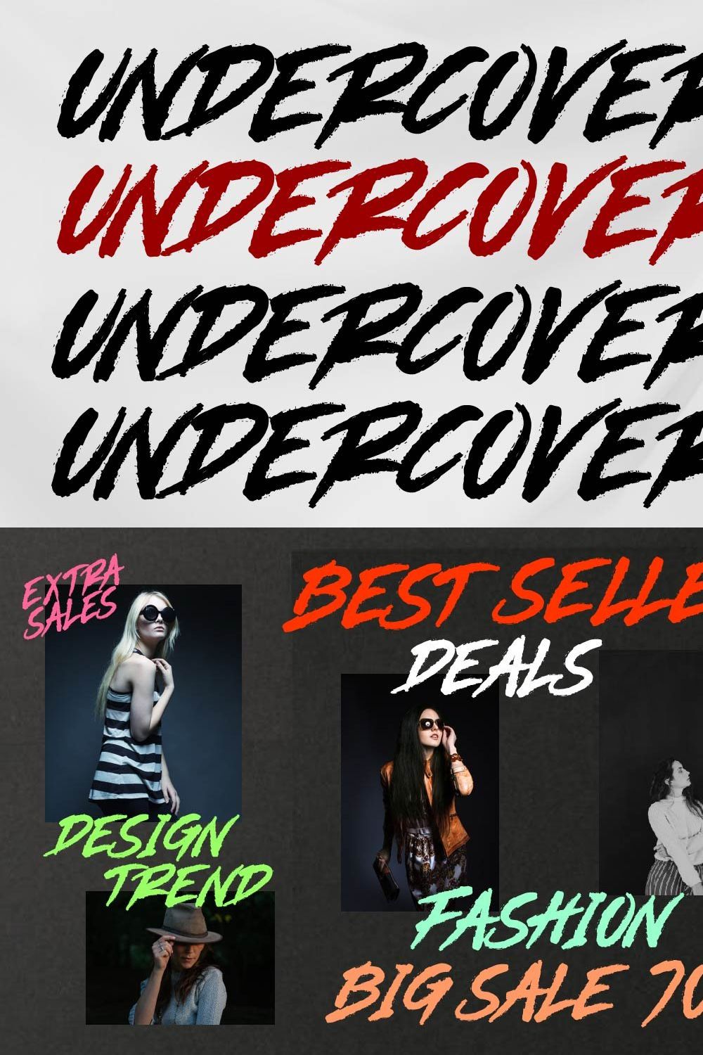 UNDERCOVER pinterest preview image.