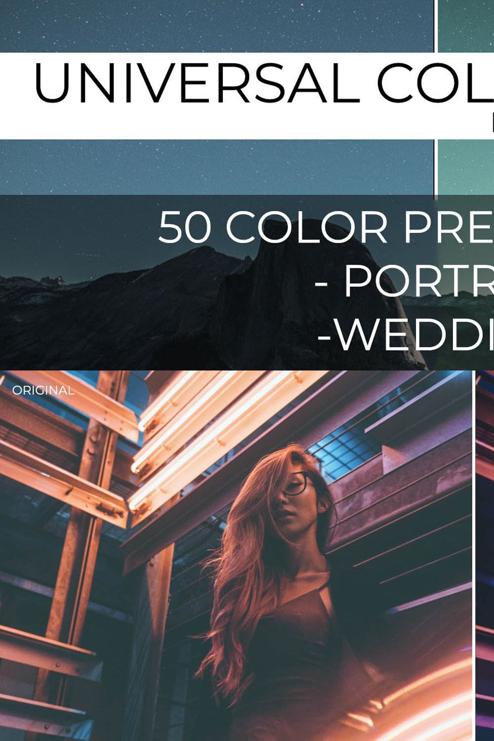 Universal Color Presets 5 pinterest preview image.