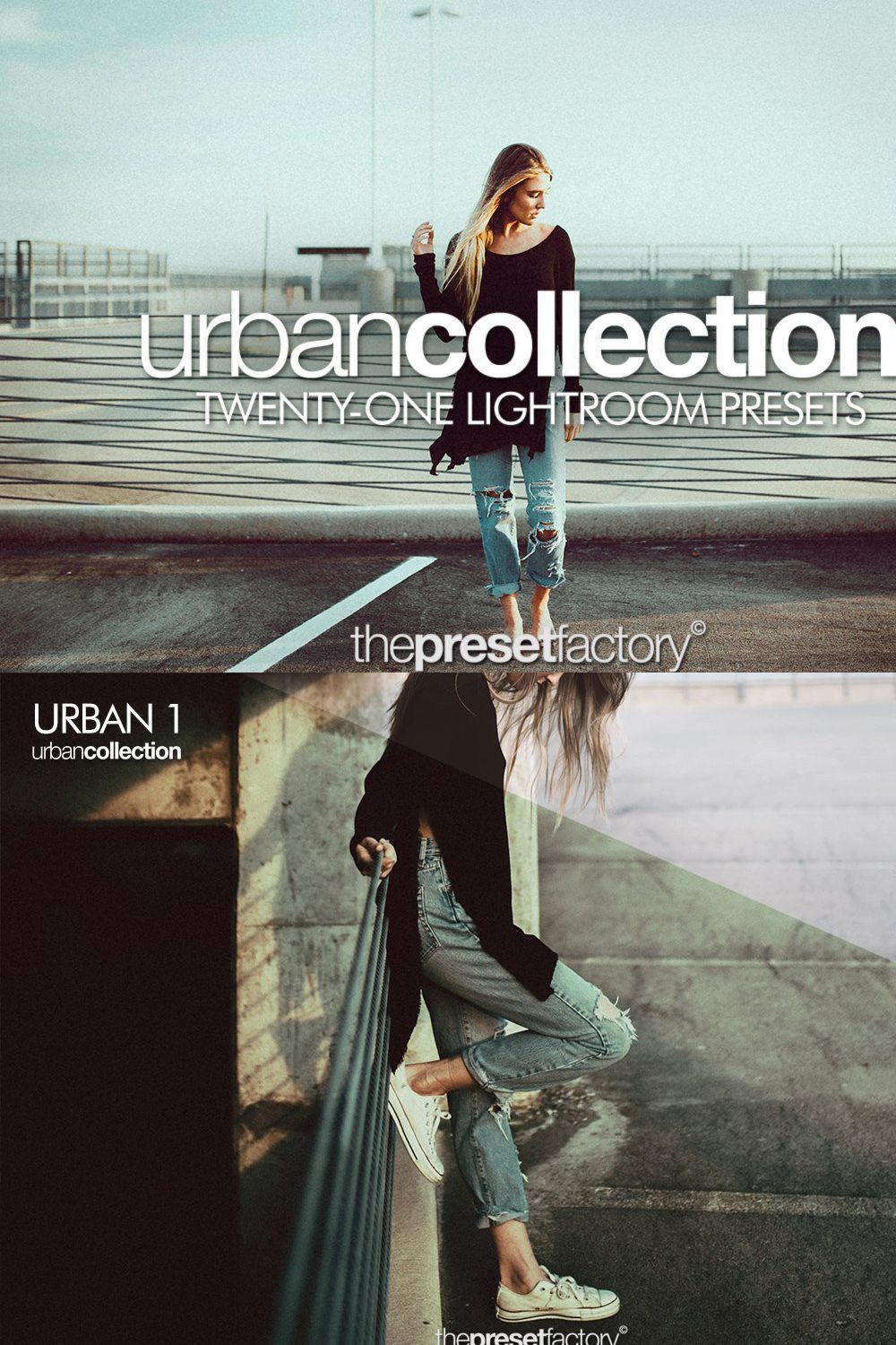 Urban Collection - Lightroom Presets pinterest preview image.