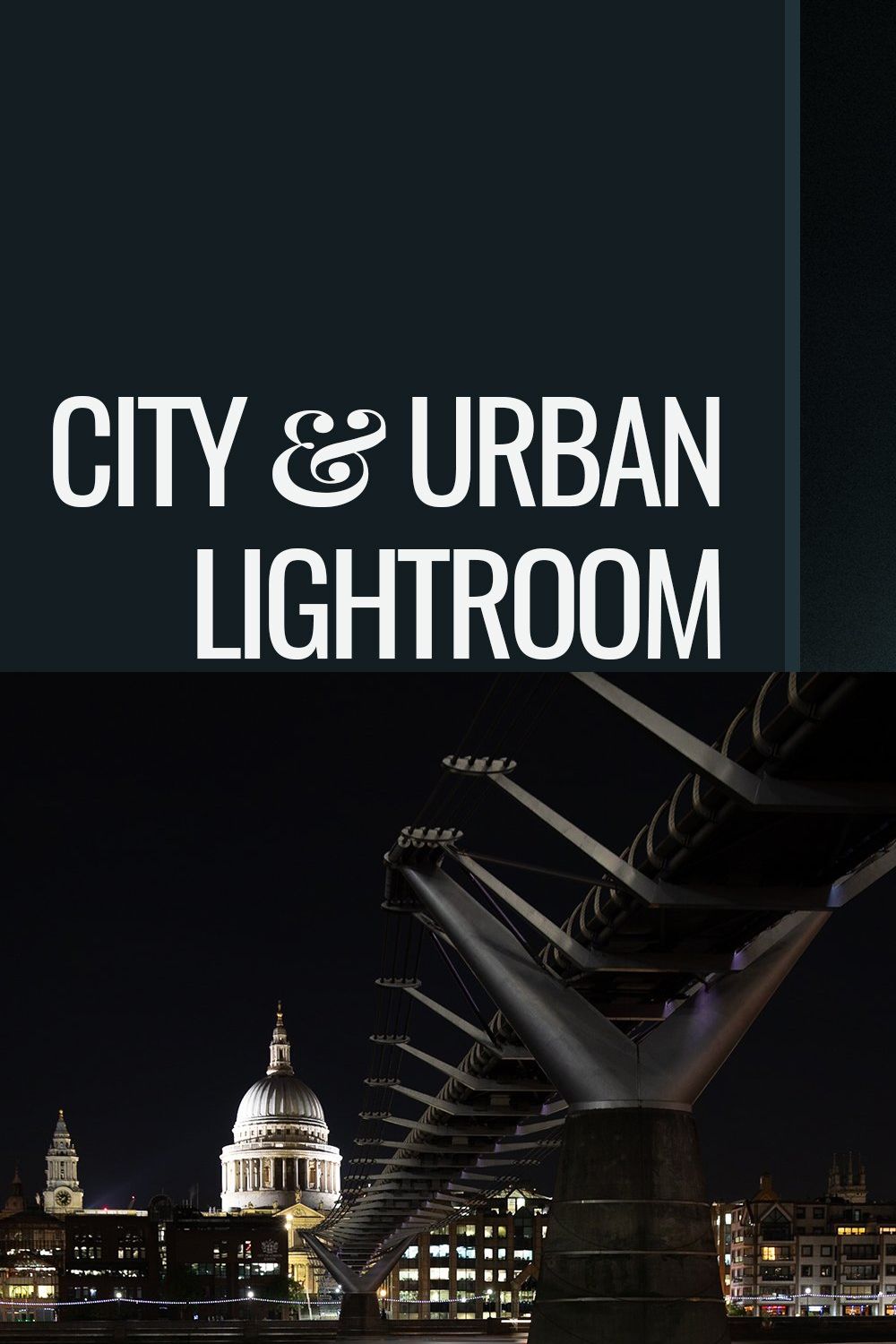 Urban Night Lightroom Presets pinterest preview image.