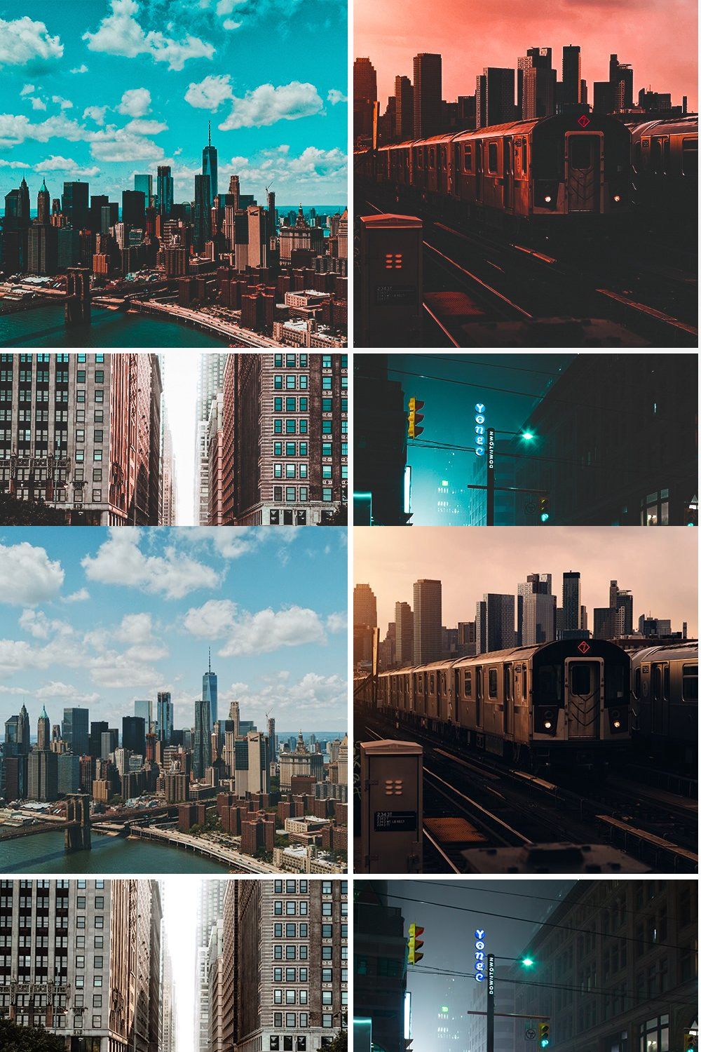 Urban Touch Preset pinterest preview image.