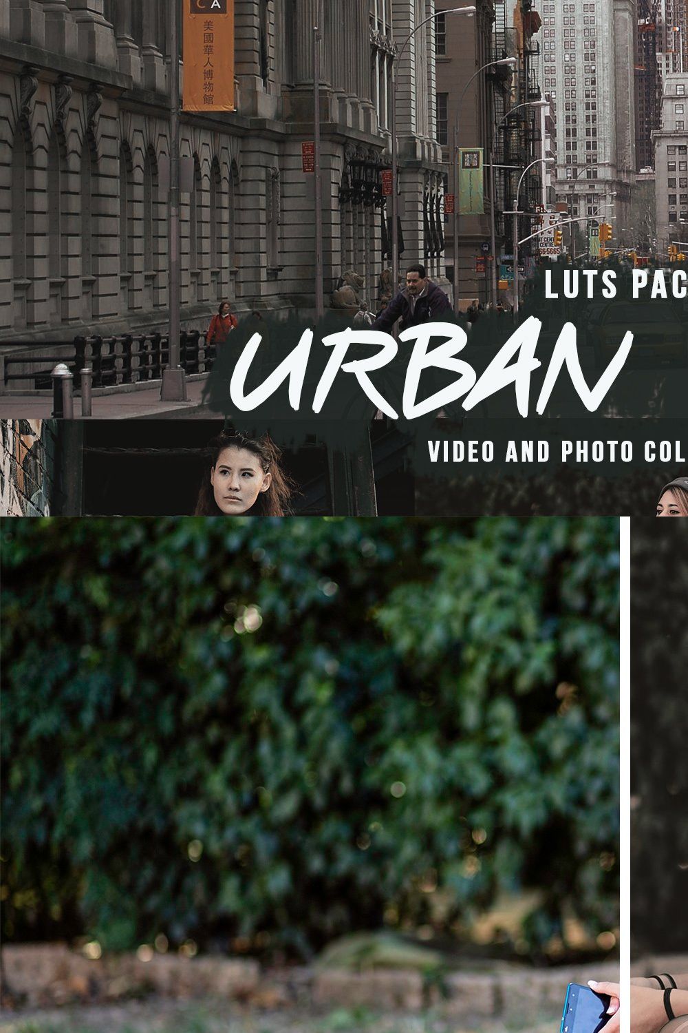 Urban Vibes LUTs pinterest preview image.
