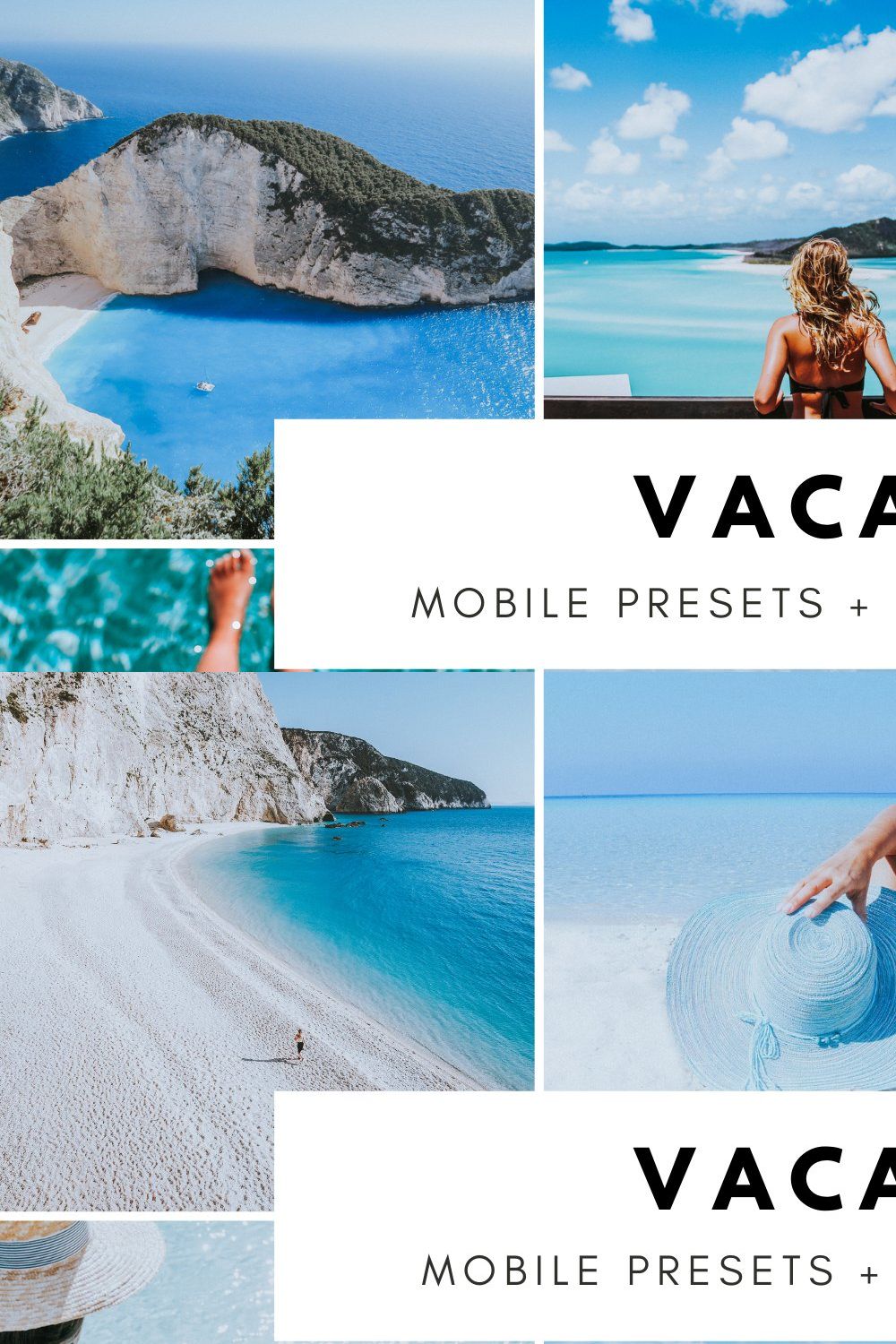 Vacay Mobile Lightroom Presets pinterest preview image.