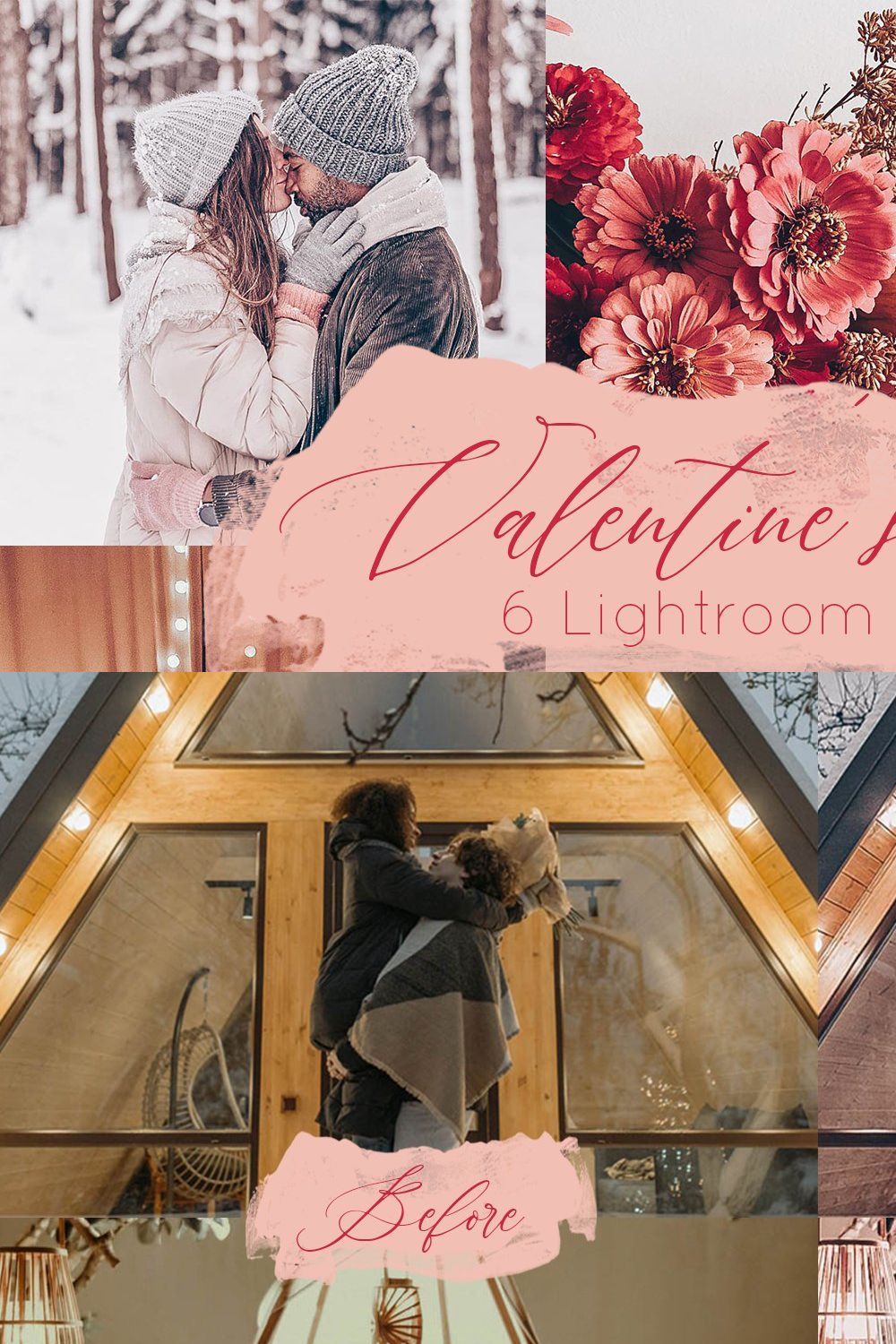 Valentine's Day - Presets Lightroom pinterest preview image.