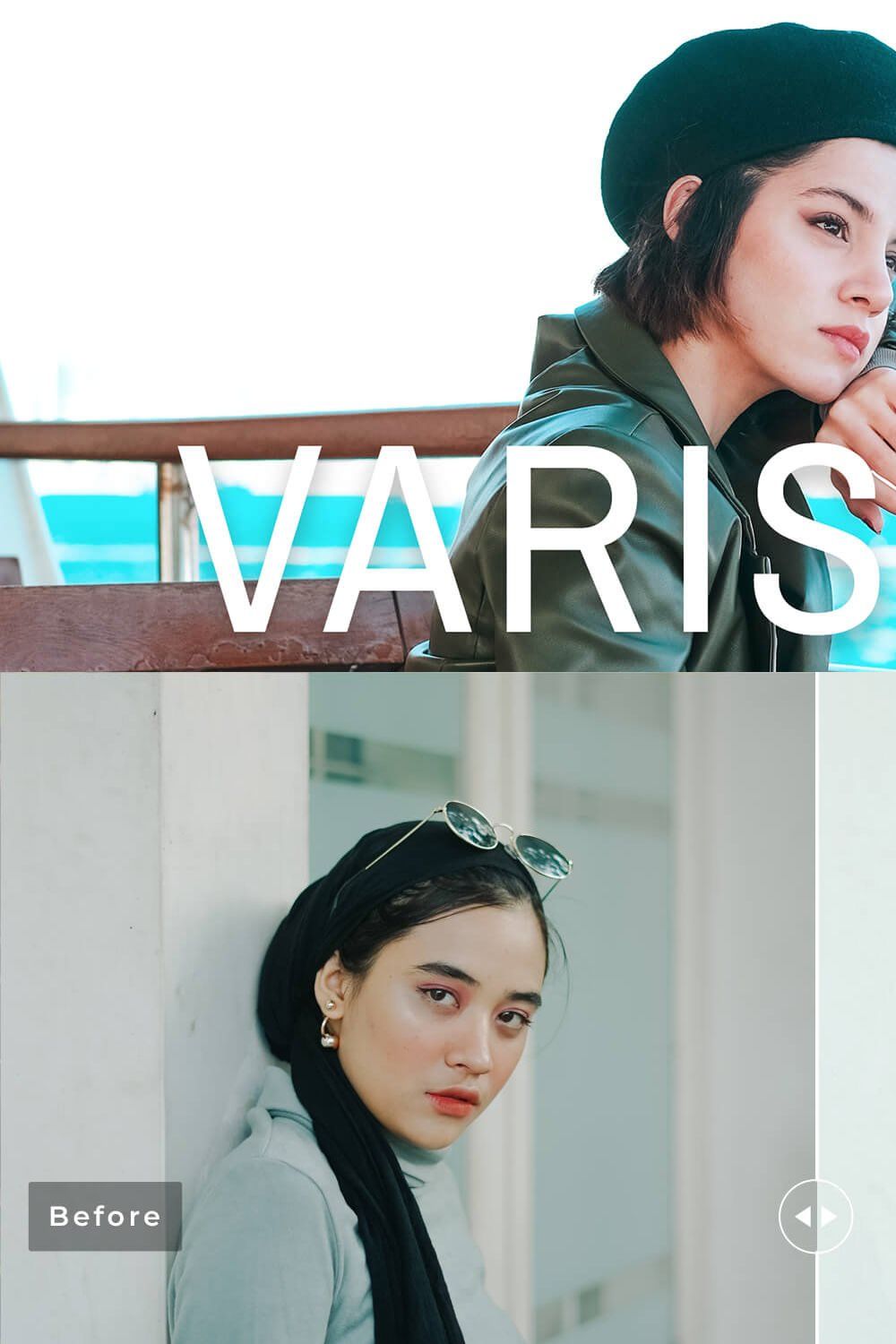 Variscite Pro Lightroom Presets pinterest preview image.