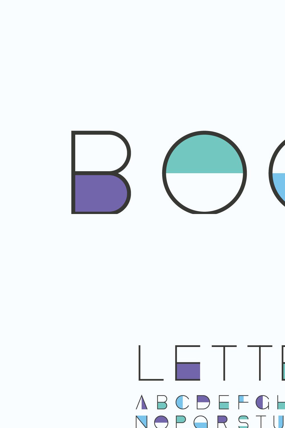 Vector Font. Boon pinterest preview image.