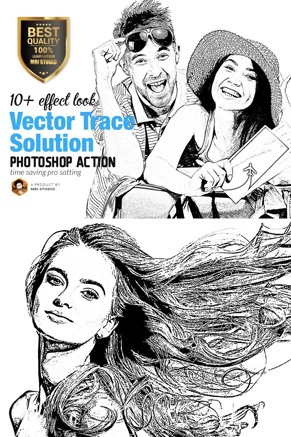 Vector Trace Solution Action pinterest preview image.