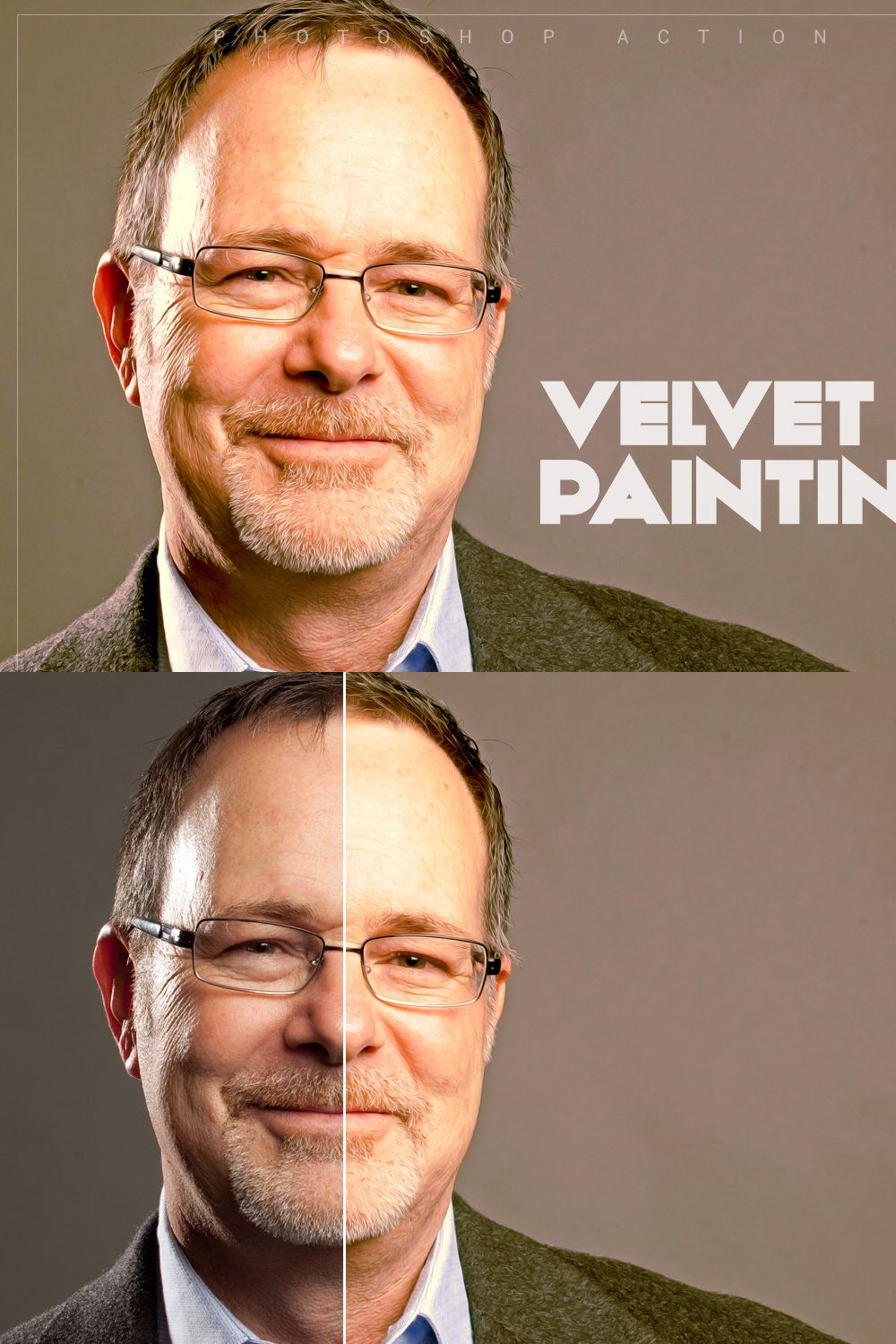 Velvet Painting pinterest preview image.