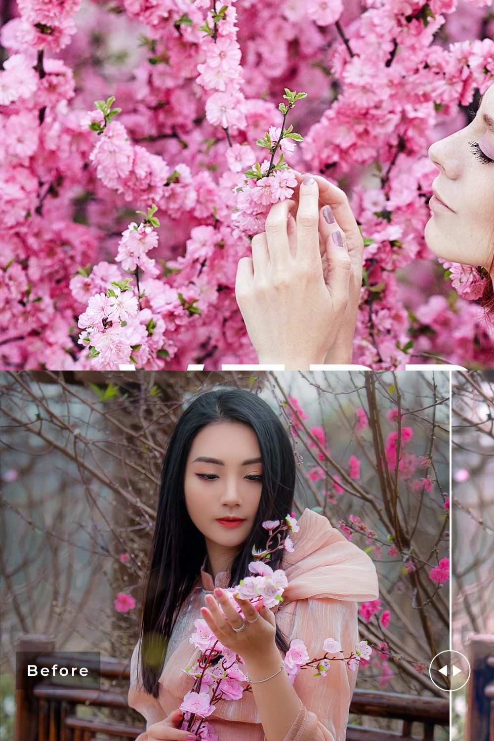 Verbena Pro Lightroom Presets pinterest preview image.