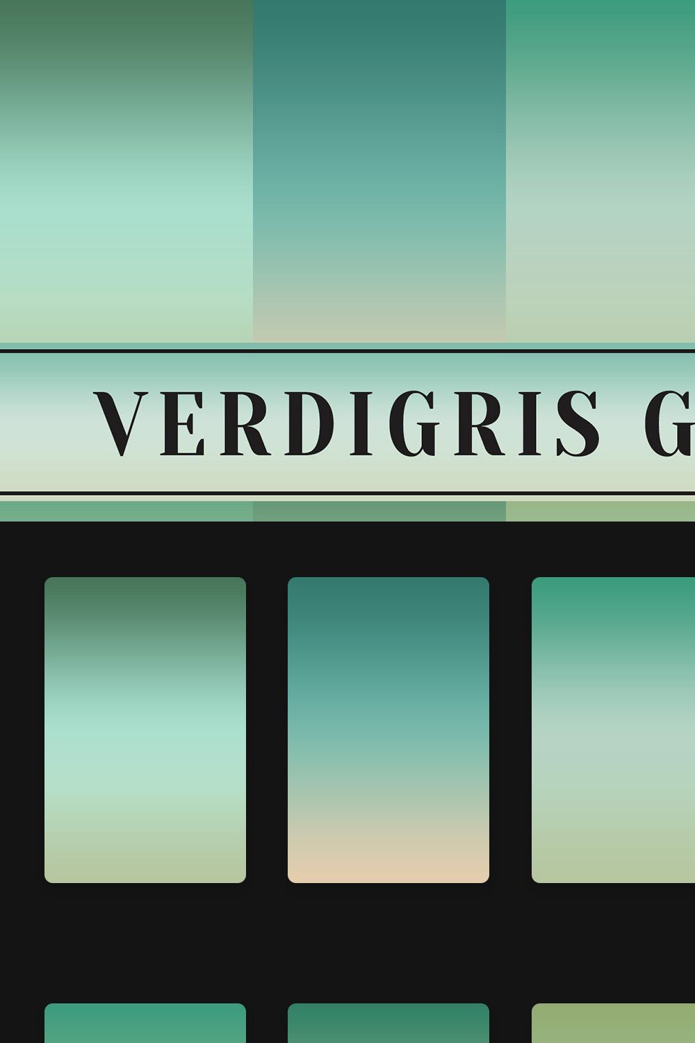 Verdigris Gradients pinterest preview image.