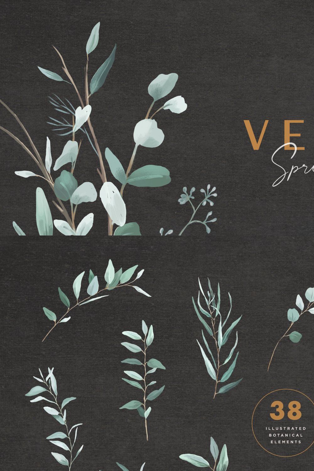 Verdure - Spring Greenery pinterest preview image.