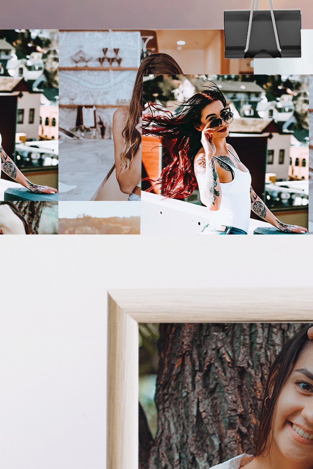 Vibrant White Lightroom Presets pinterest preview image.