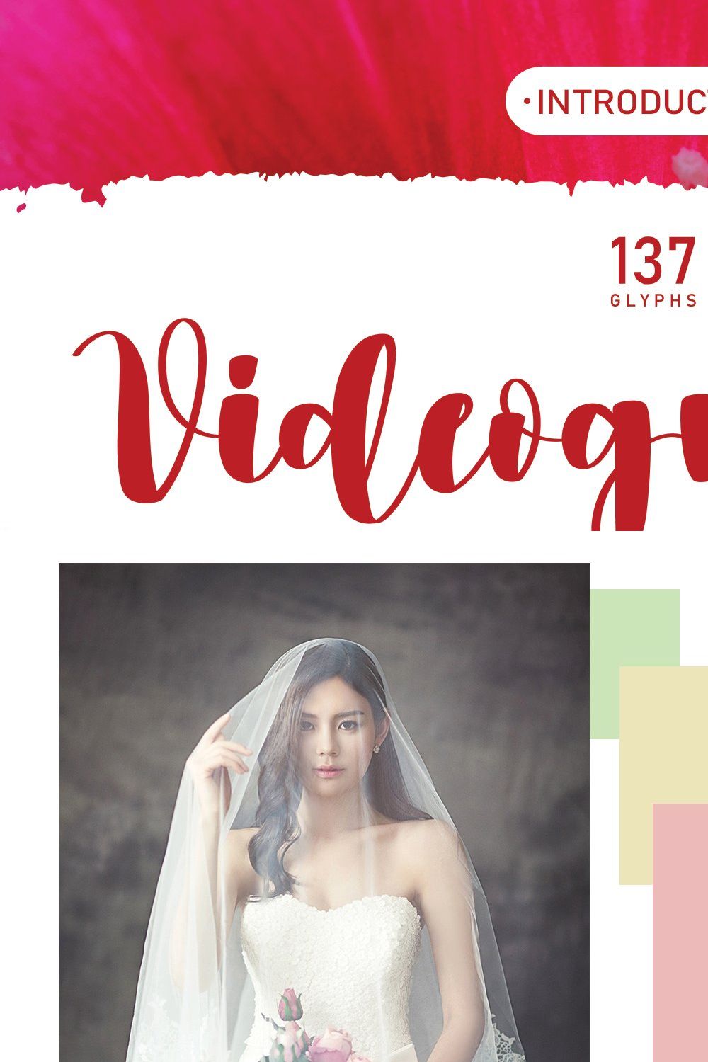 Videography | Handwriten Font pinterest preview image.