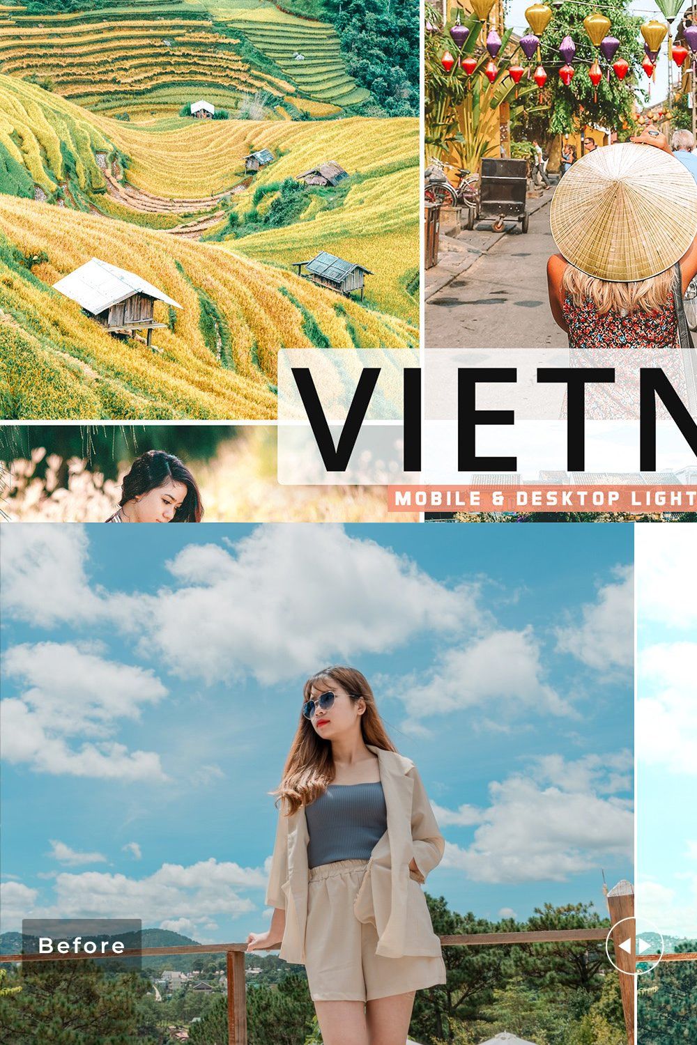 Vietnam Pro Lightroom Presets pinterest preview image.