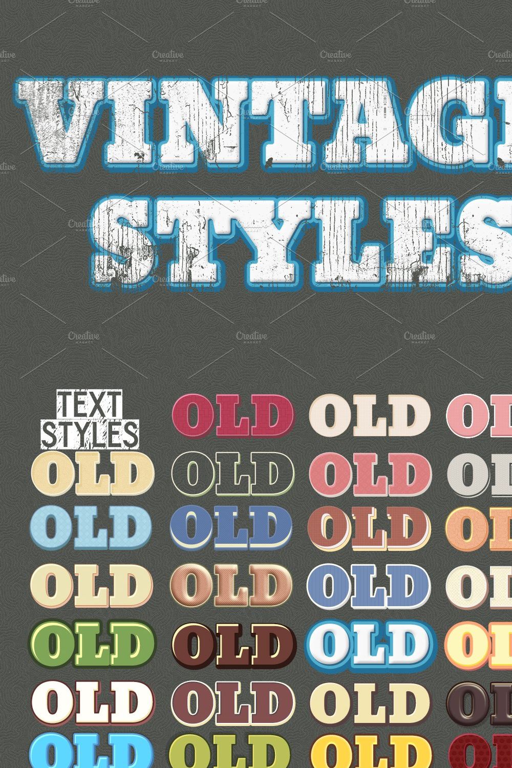 Vintage Effects pinterest preview image.