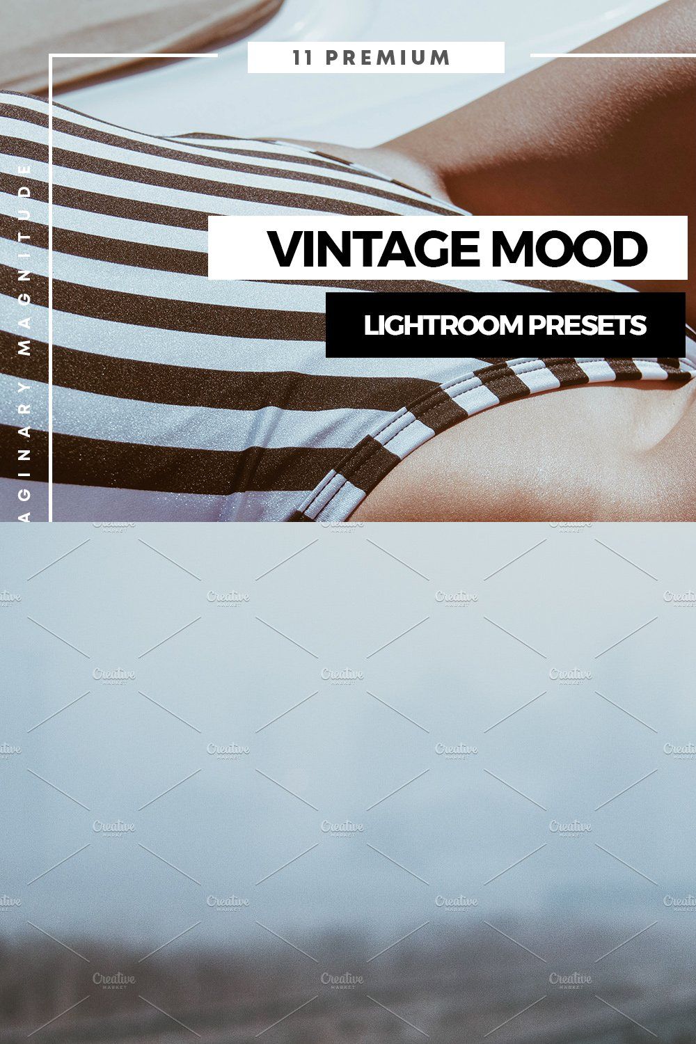 Vintage Lightroom presets pinterest preview image.