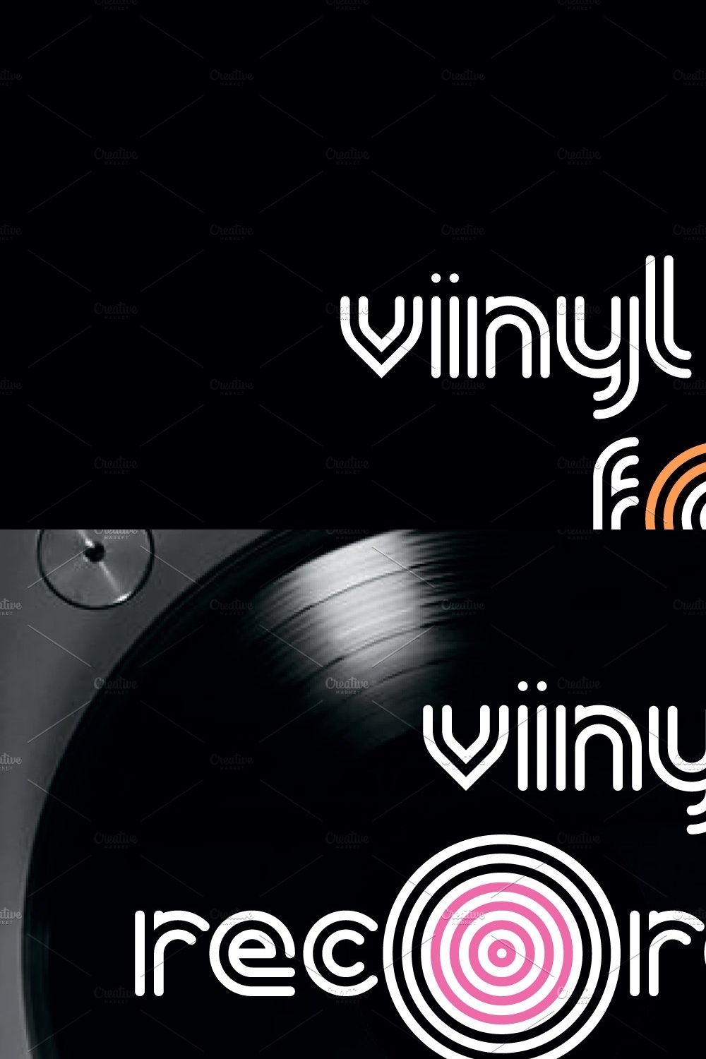 VinylFont pinterest preview image.