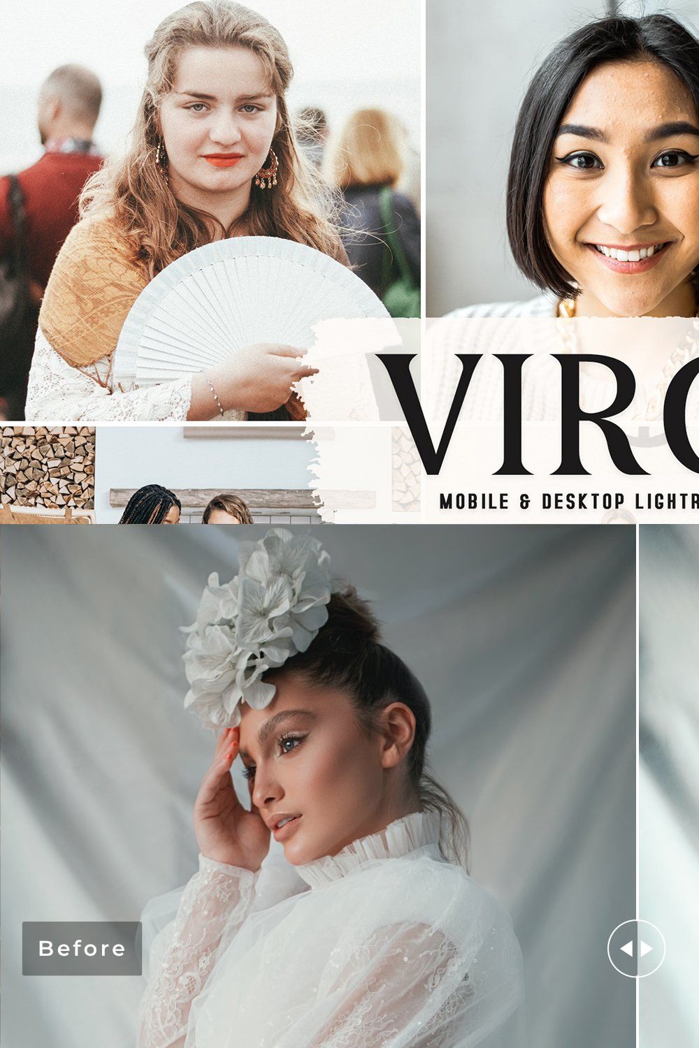 Virgo Pro Lightroom Presets pinterest preview image.