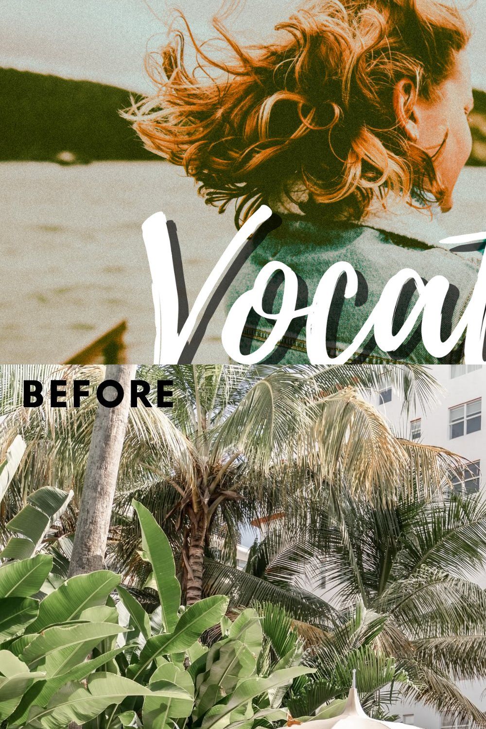 Vocation Lightroom Presets pinterest preview image.