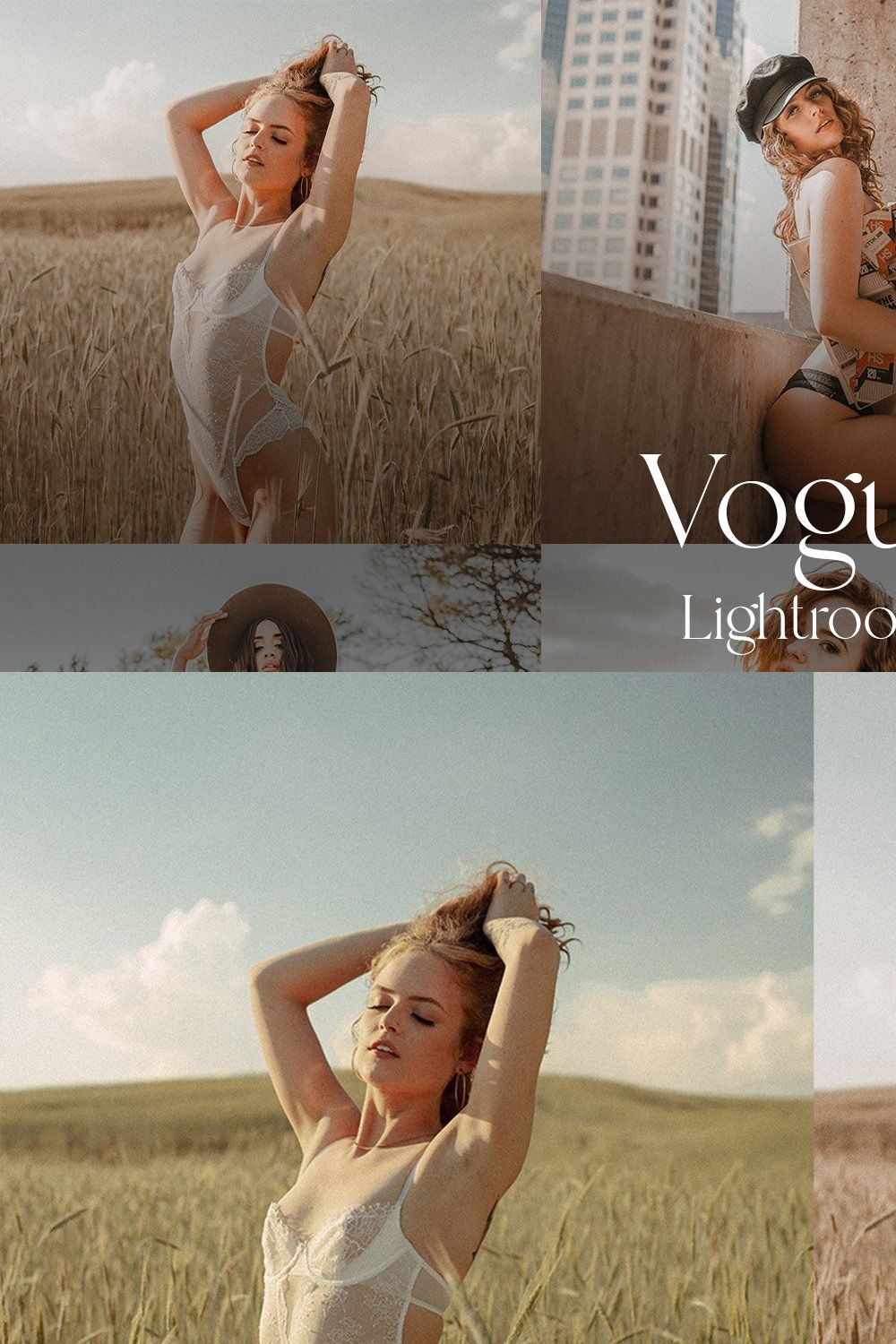 Vogue Presets — Lightroom pinterest preview image.