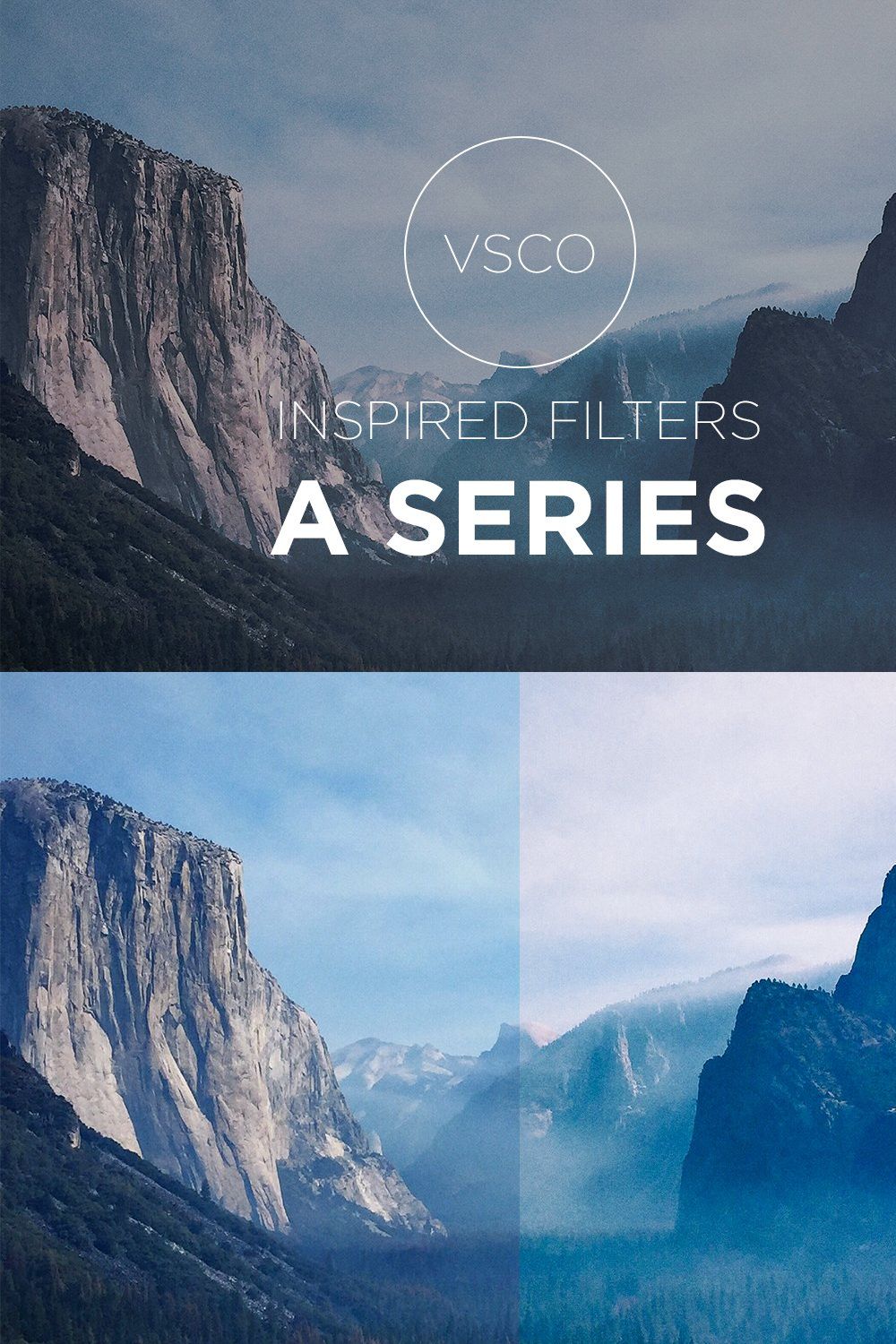 VSCO "A Series" Presets pinterest preview image.