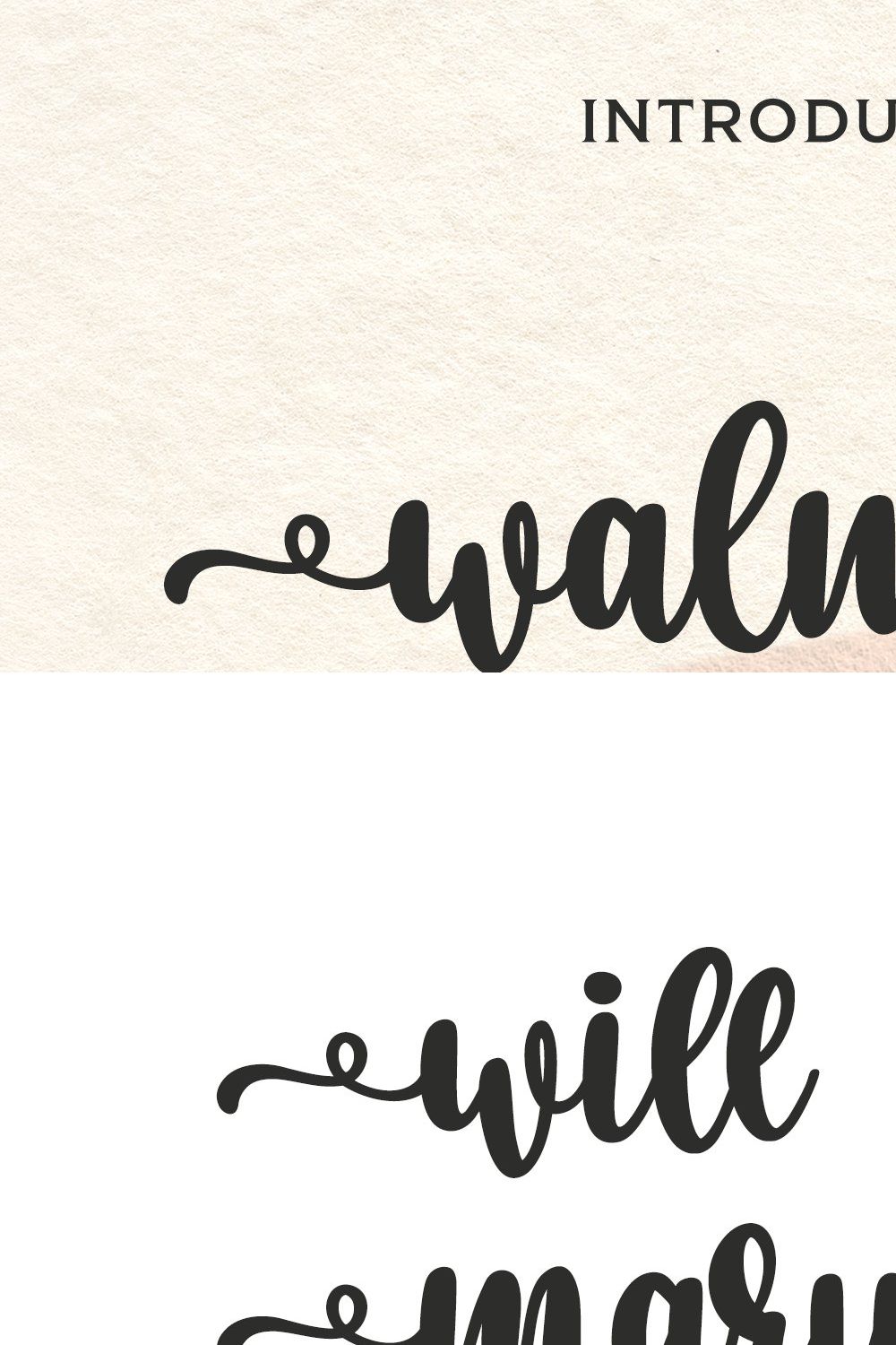 Walmars - Calligraphy pinterest preview image.