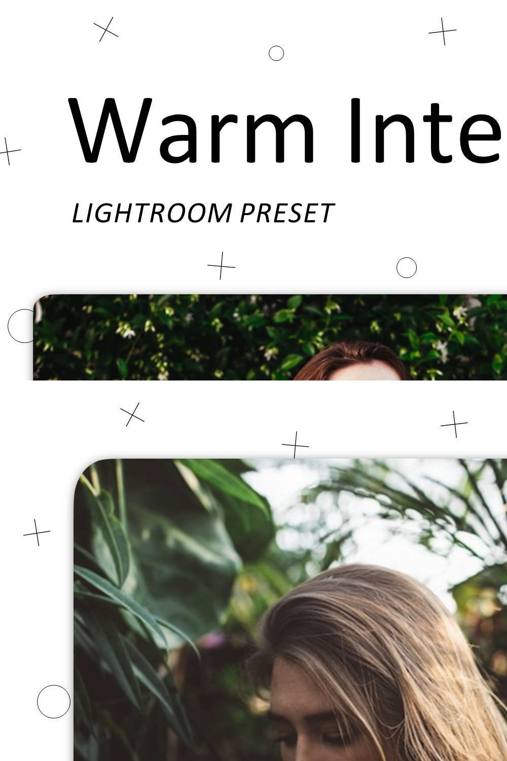 Warm Intense - Lightroom Presets pinterest preview image.