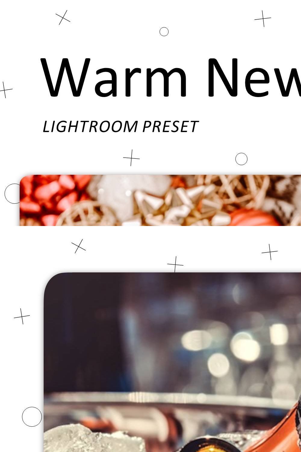 Warm New Year - Lightroom Presets pinterest preview image.