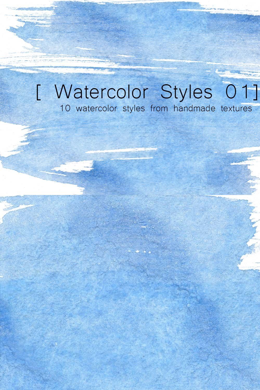 Watercolor Styles 01 pinterest preview image.