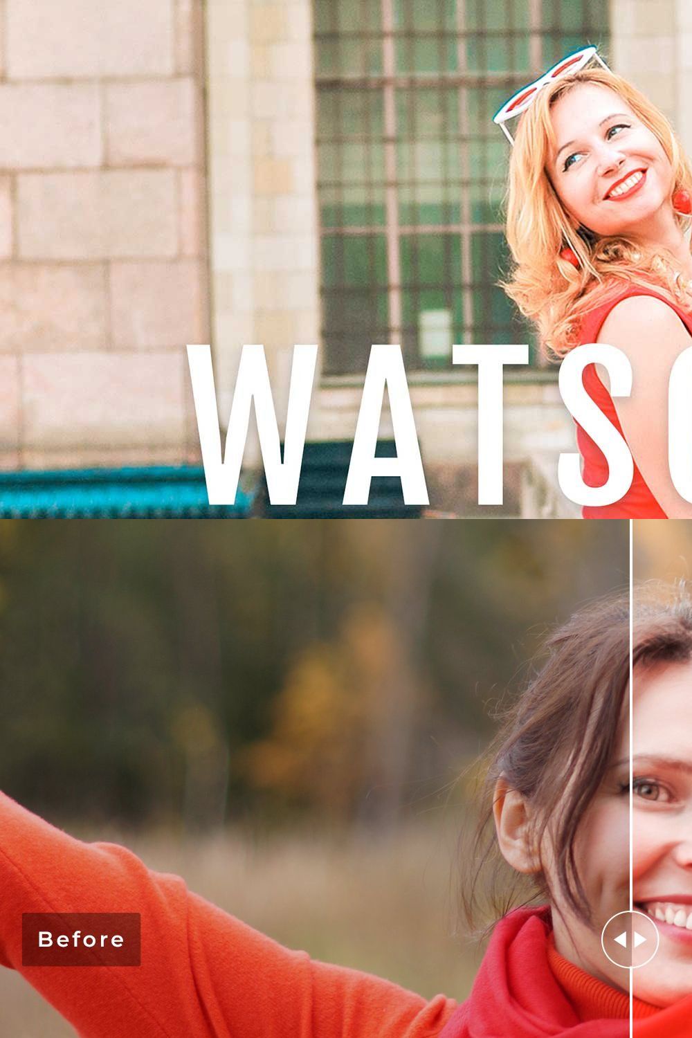 Watsonia Pro Lightroom Presets pinterest preview image.