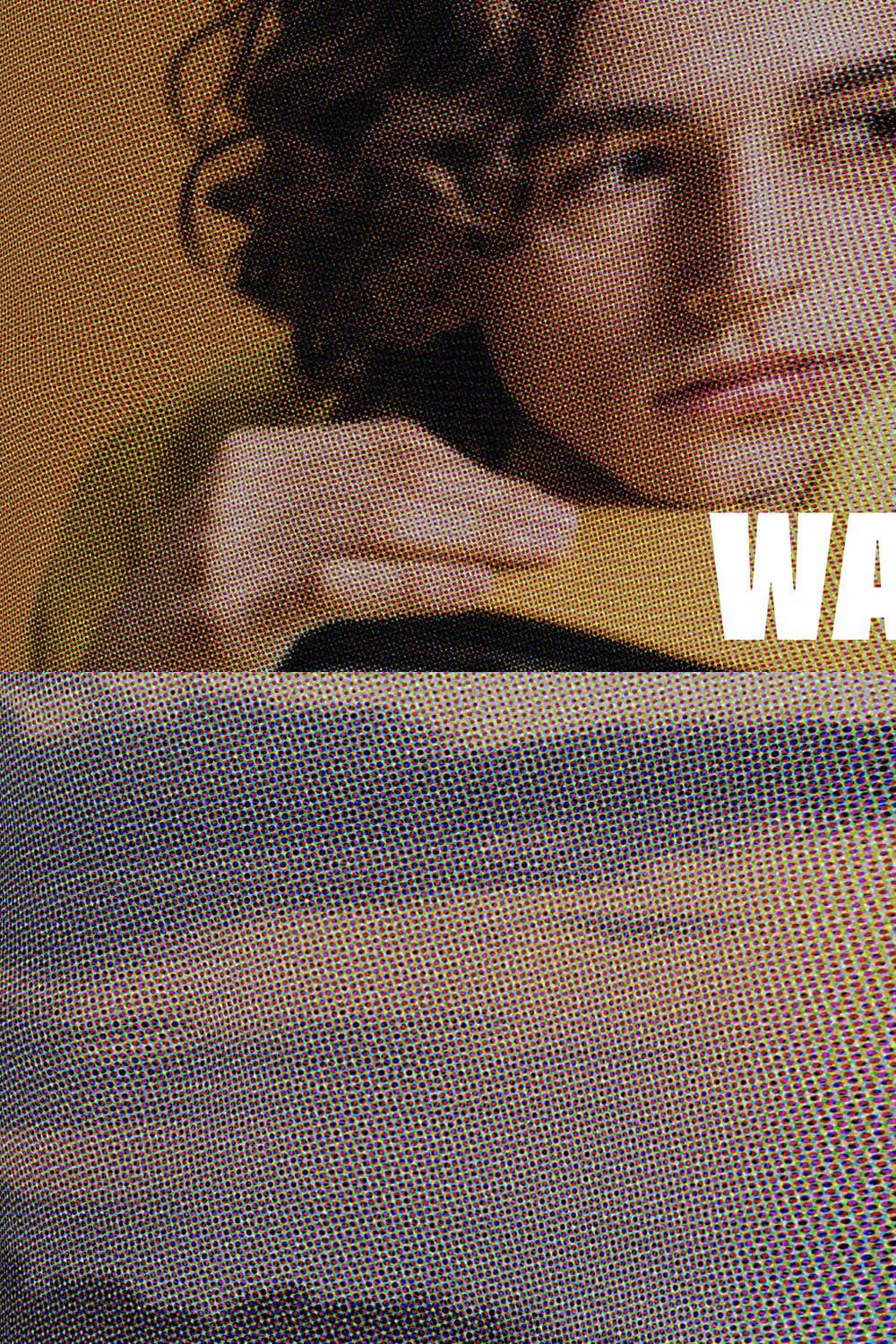 Wavy TV Static Action pinterest preview image.