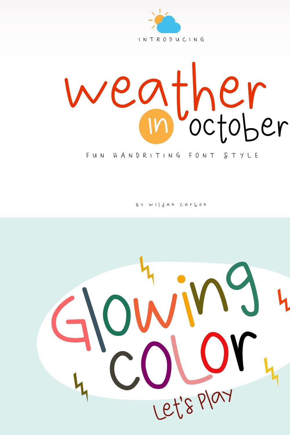 Weather in October pinterest preview image.